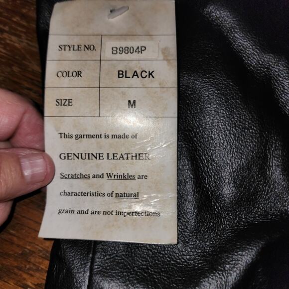 ALAMO UOMO. NWT WOMENS SIZE MEDIUM 100% LEATHER JACKET COAT - Picture 6 of 8